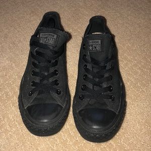 All black converse